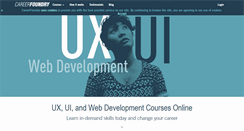 Desktop Screenshot of careerfoundry.com